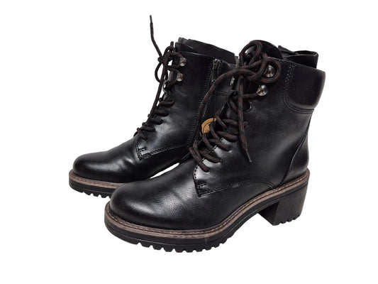 Marco Tozzi Stiefelette mit Blockabsatz, schwarz, Gr. 36