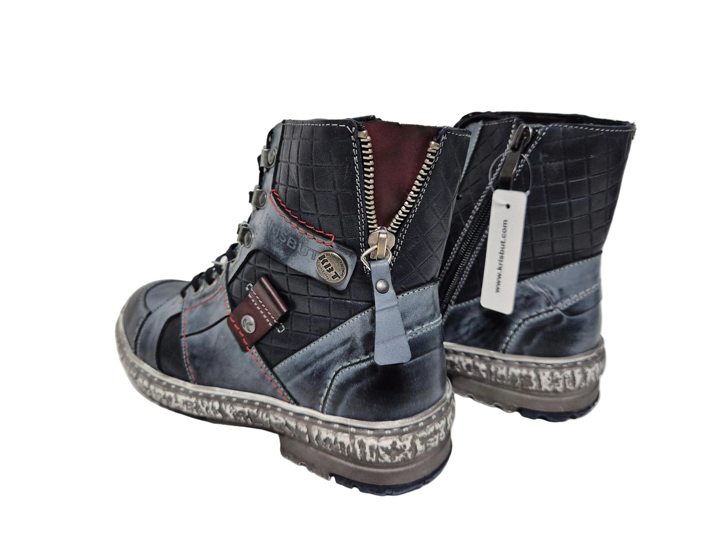 NEU! Krisbut Stiefelette zum Schnüren, schwarz, Gr. 36
