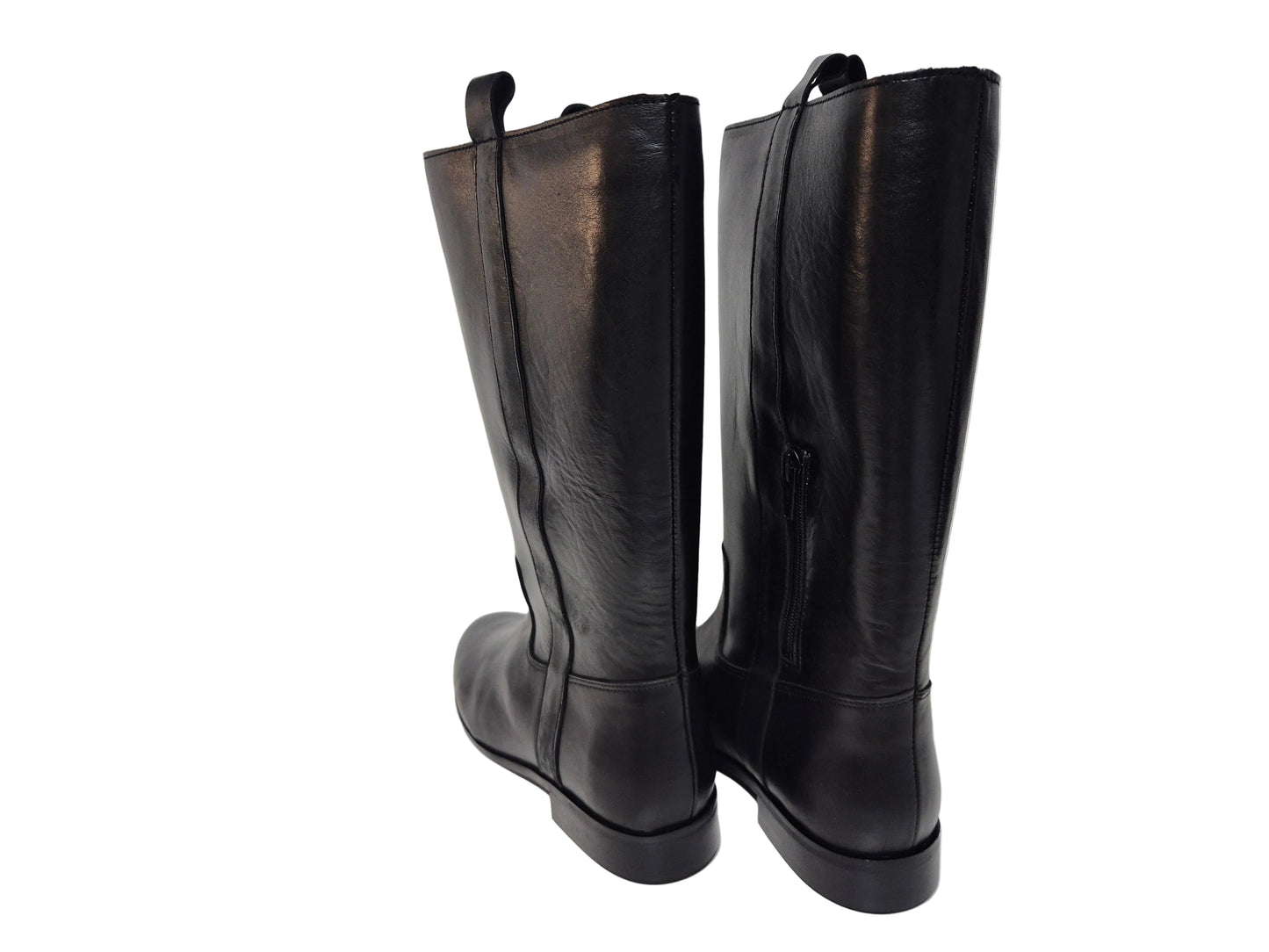 Heine Stiefel aus Leder, schwarz, Gr. 38