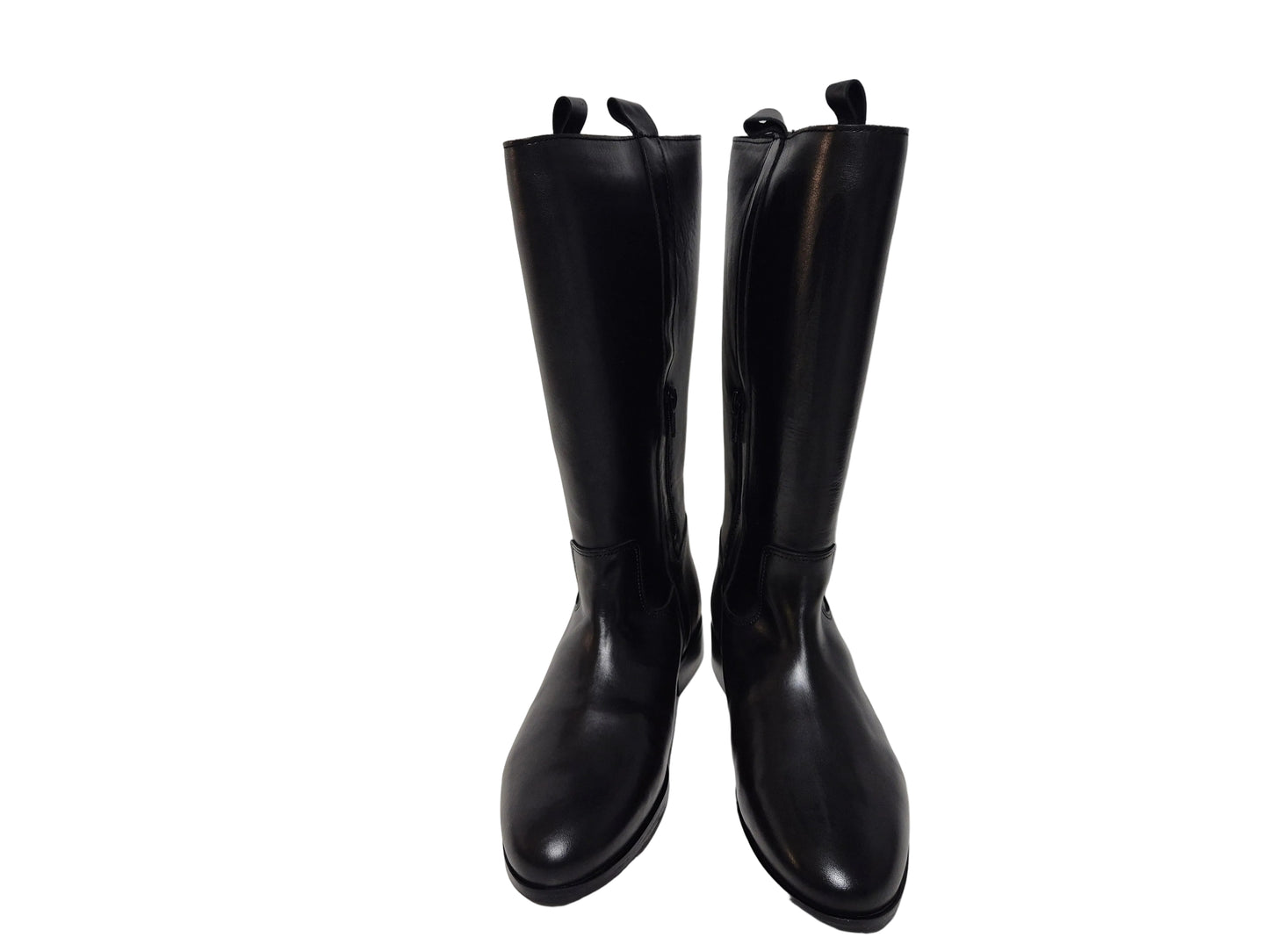 Heine Stiefel aus Leder, schwarz, Gr. 38