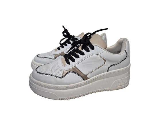 Rieker Plateausneaker Keilsneaker, weiß, Gr. 41