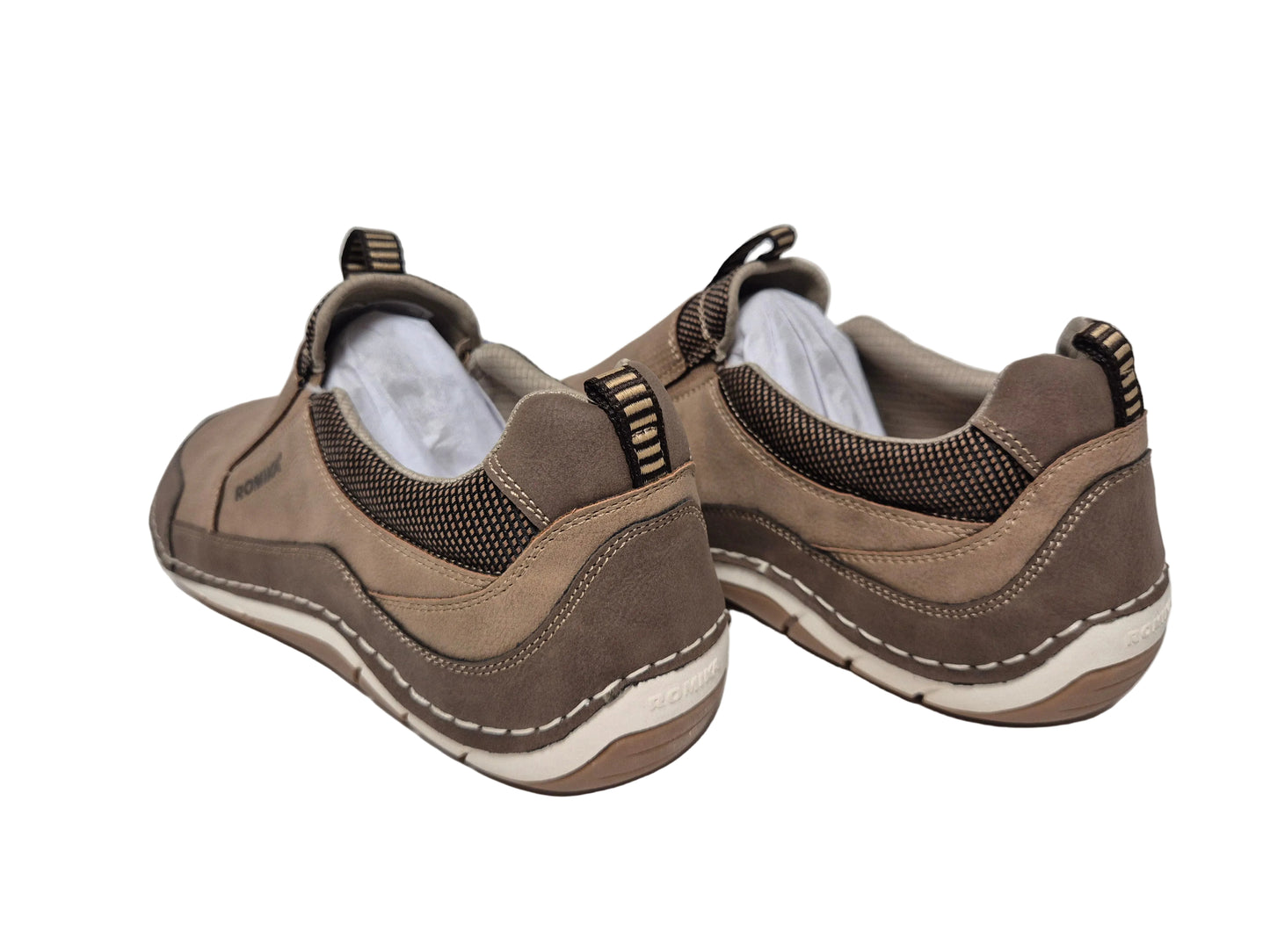 Romika Slipper Halbschuhe, beige, Gr. 45