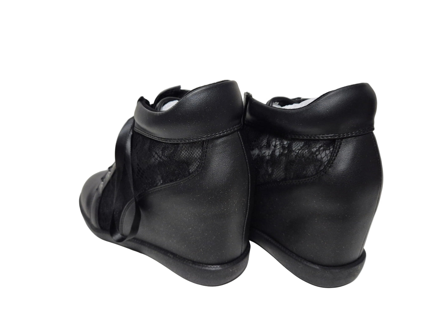 Lascana Stiefeletten Sneaker Keilabsatz, schwarz, Gr. 38