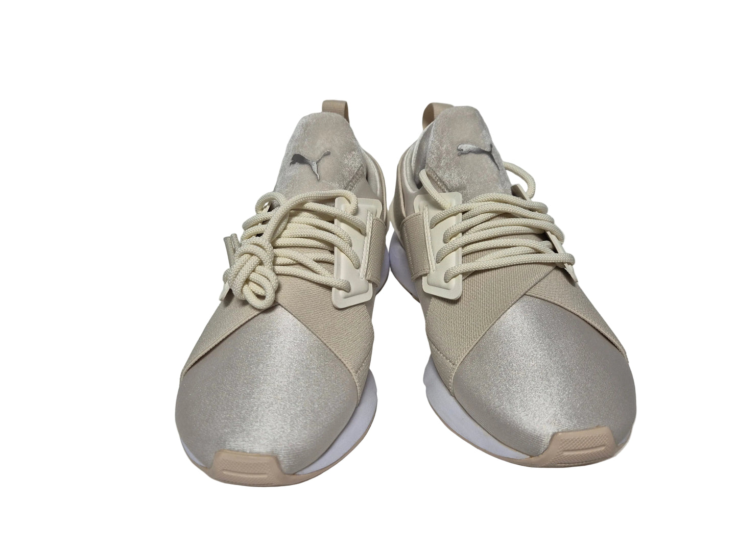 Puma Muse Satin II Wn's Sneaker, beige-weiß, Gr. 37,5