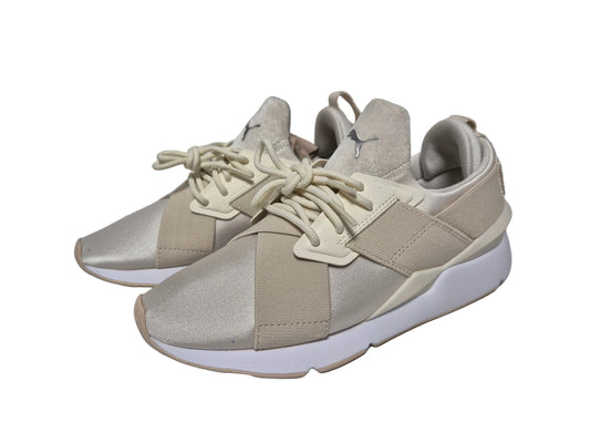 Puma Muse Satin II Wn's Sneaker, beige-weiß, Gr. 38