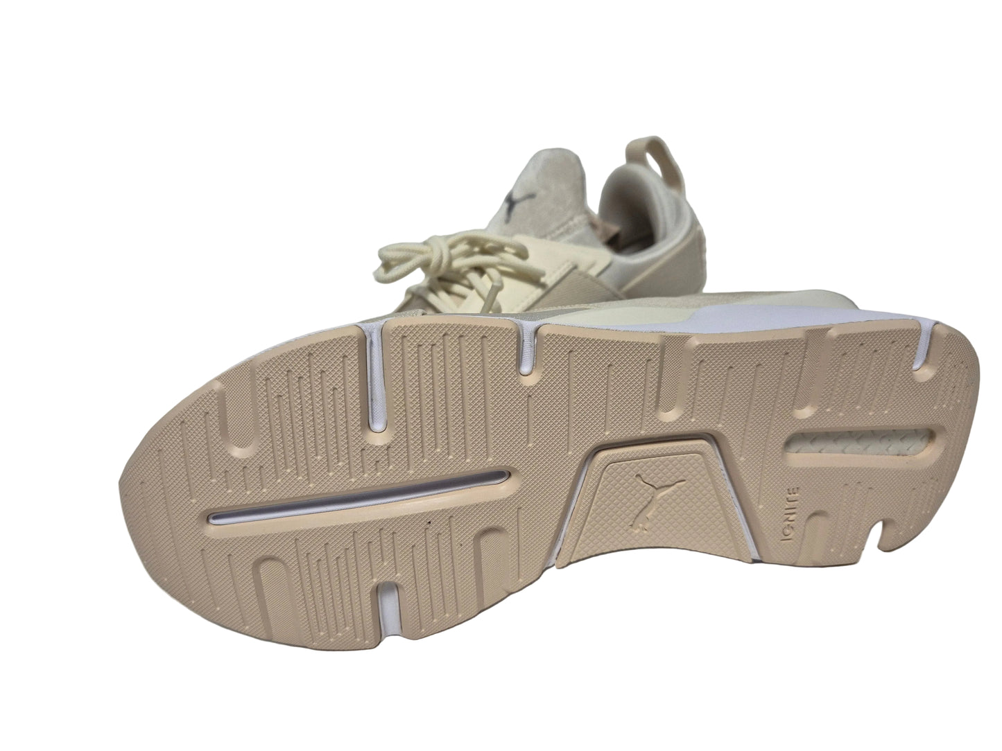 Puma Muse Satin II Wn's Sneaker, beige-weiß, Gr. 38