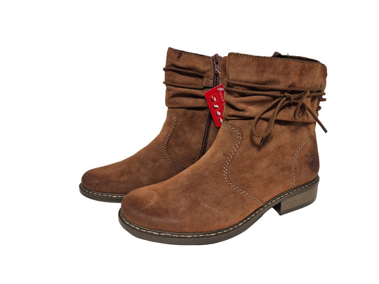 Rieker Stiefelette in Used-Optik, braun, Gr. 41