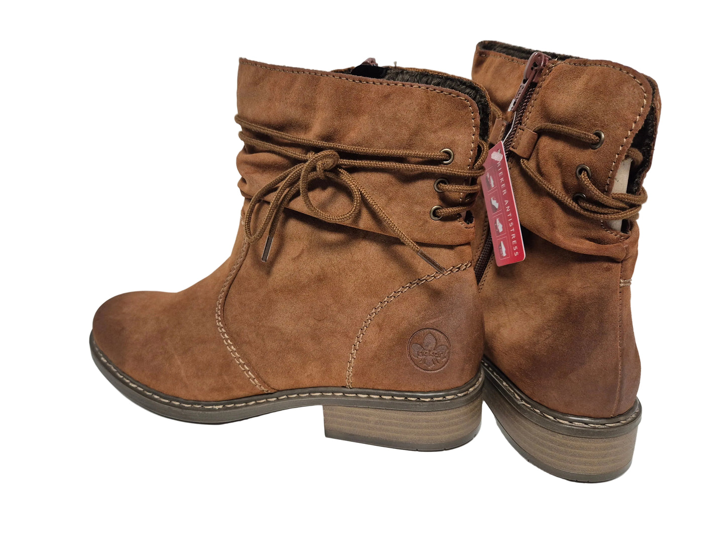 Rieker Stiefelette in Used-Optik, braun, Gr. 41