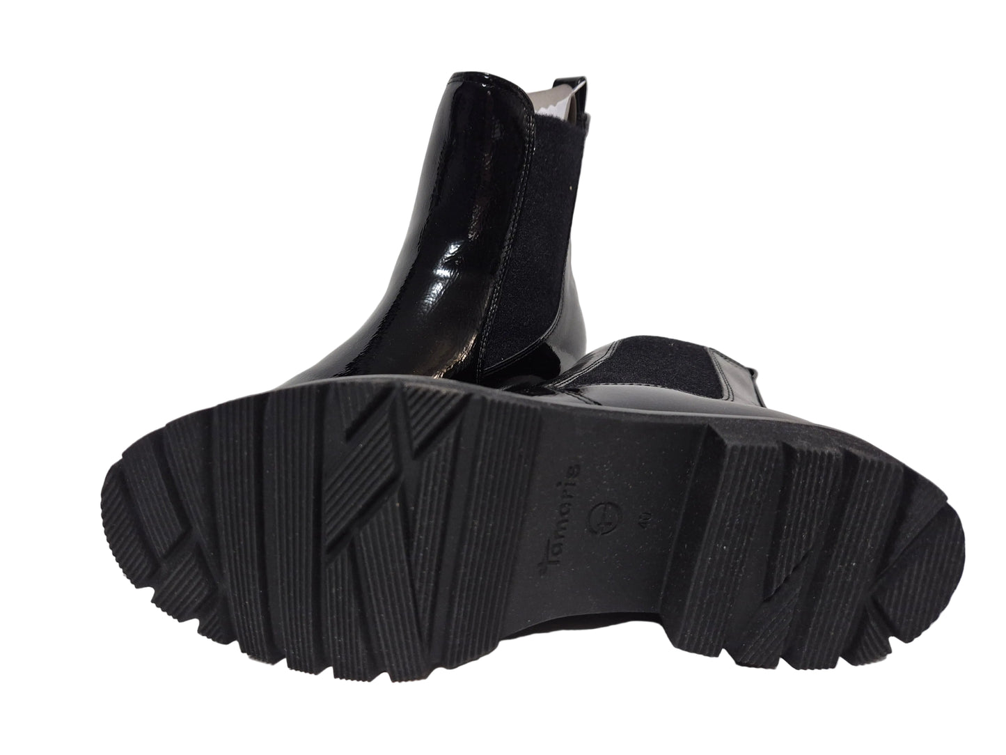 Tamaris Stiefelette Chelsea Boots, schwarz, Gr. 40