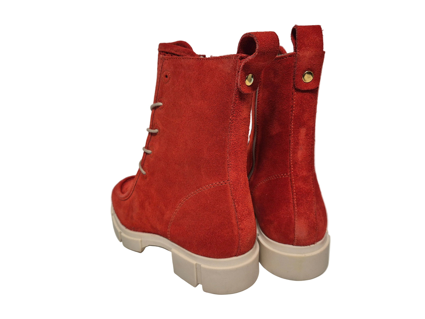 Heine Stiefeletten Blockabsatz, hummer, Gr. 36