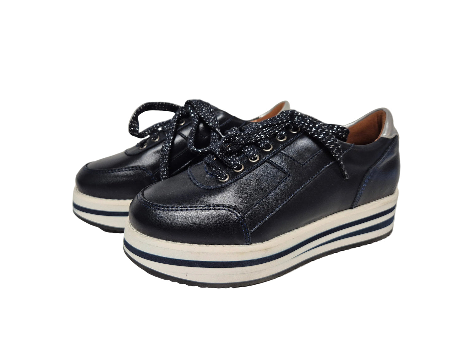 Heine Sneaker, marine weiß, Gr. 35