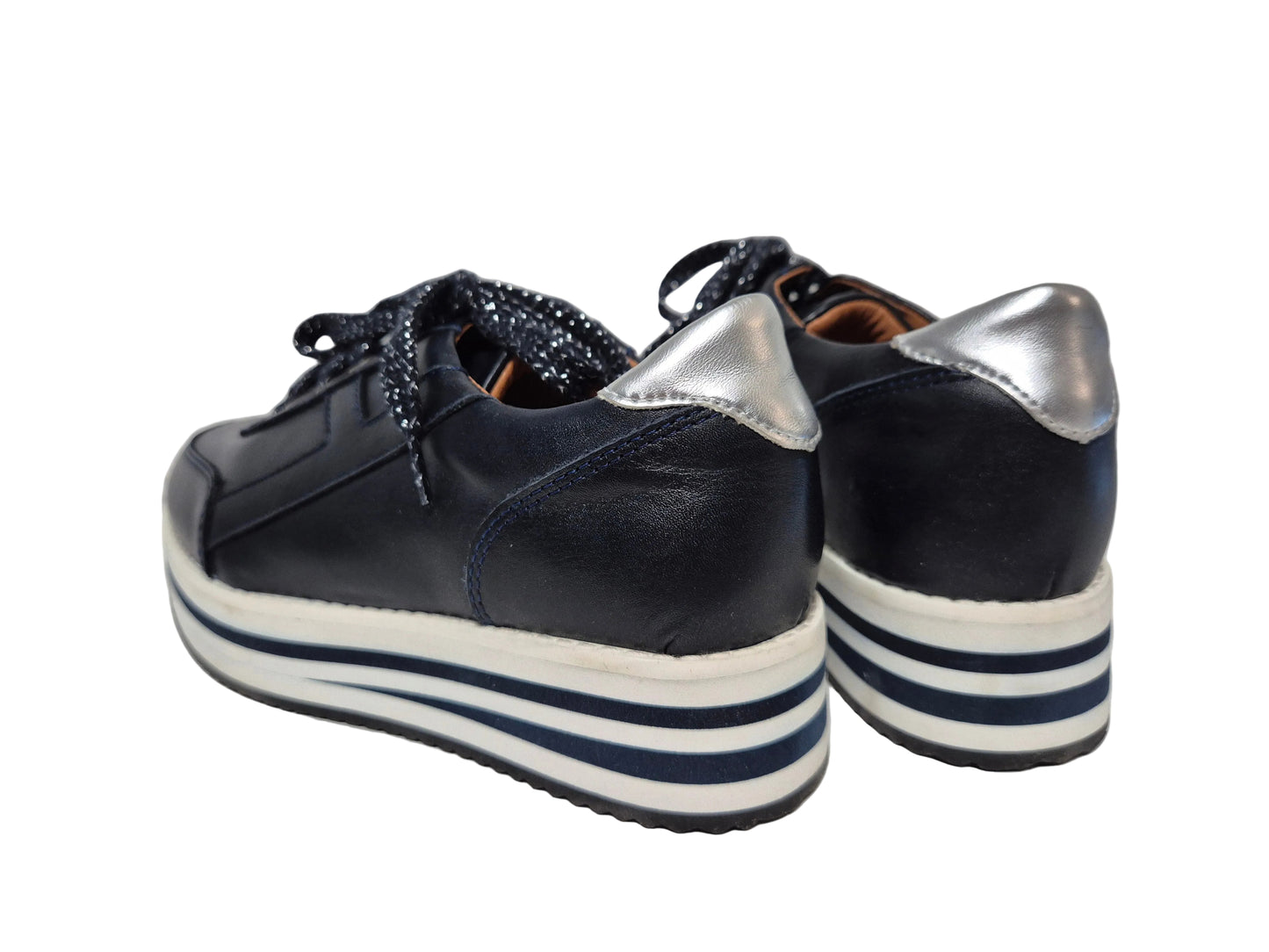 Heine Sneaker, marine weiß, Gr. 35