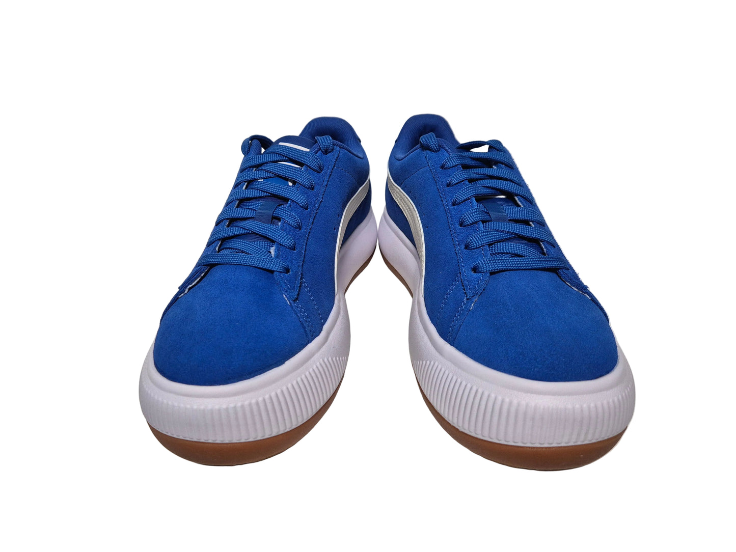 Puma Suede Mayu Sneaker, blau weiß, Gr. 38,5