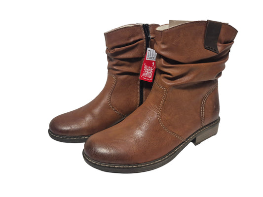 Rieker Winterboots Stiefelette, Braun, Gr. 39