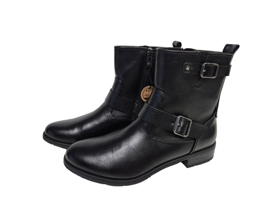 Marco Tozzi Stiefelette Bikerboots, schwarz, Gr. 40