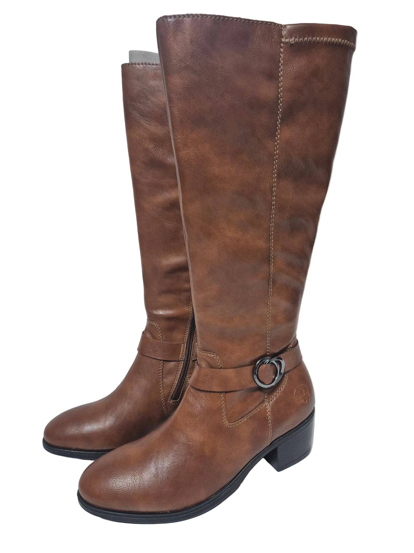 Rieker Stiefel Langschaftstiefel, cognac braun, Gr. 39