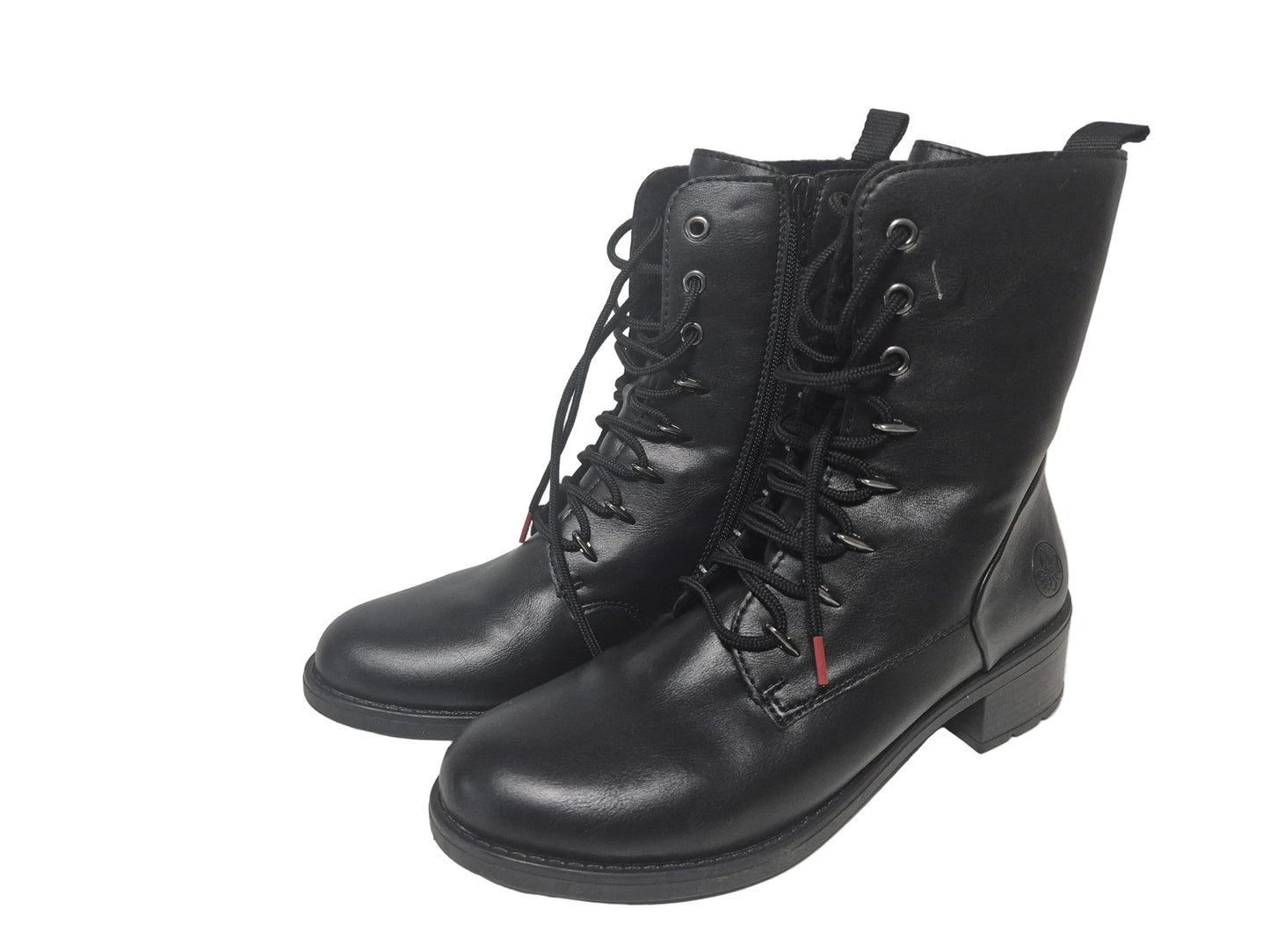 Rieker Schnürstiefelette Schnürboots, schwarz, Gr. 39