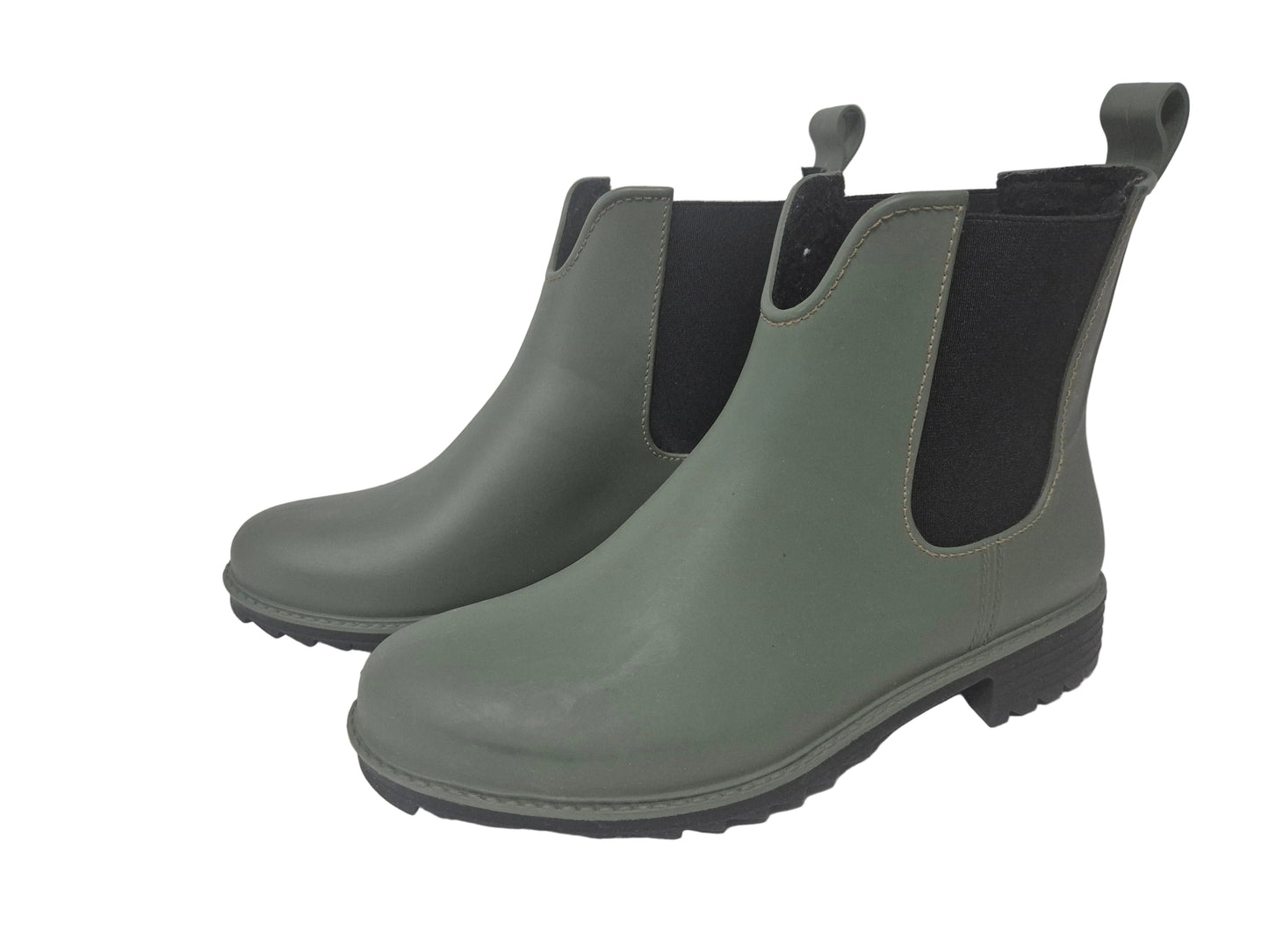 Rieker Stiefelette Kurzstiefel Gummistiefel, grün, Gr. 39