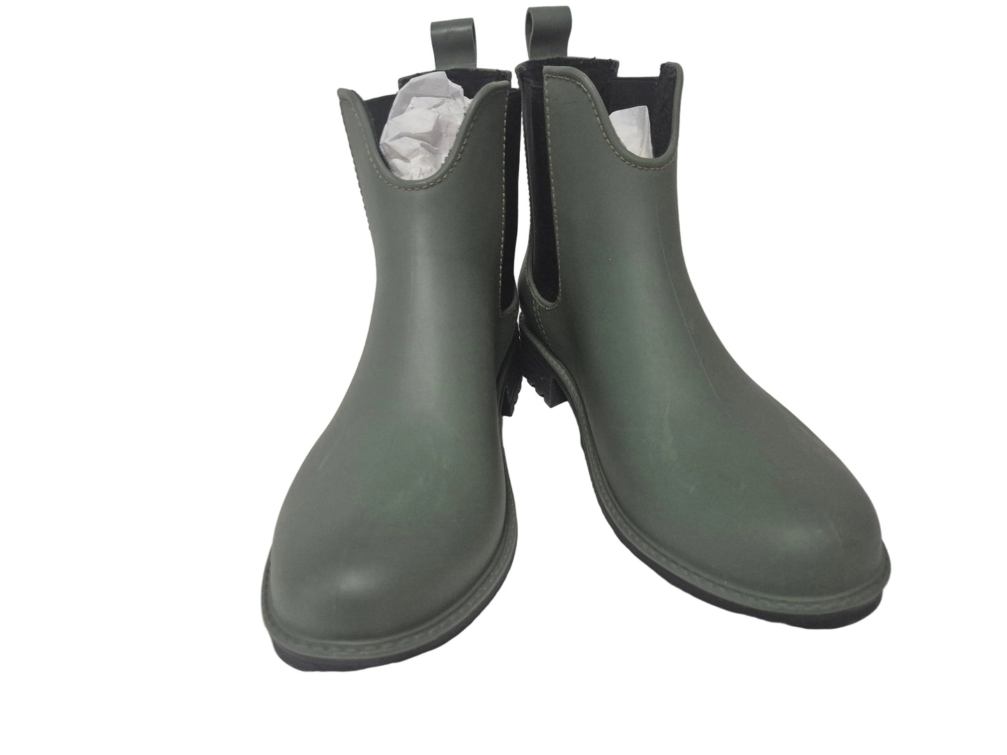 Rieker Stiefelette Kurzstiefel Gummistiefel, grün, Gr. 39