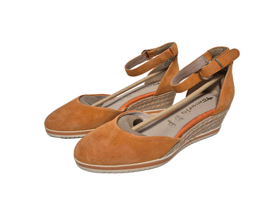 Tamaris Keilpumps Sandaletten, orange, Gr. 36