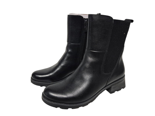 Caprice Chelsea Boots Blockabsatz, schwarz, Gr. 37.5