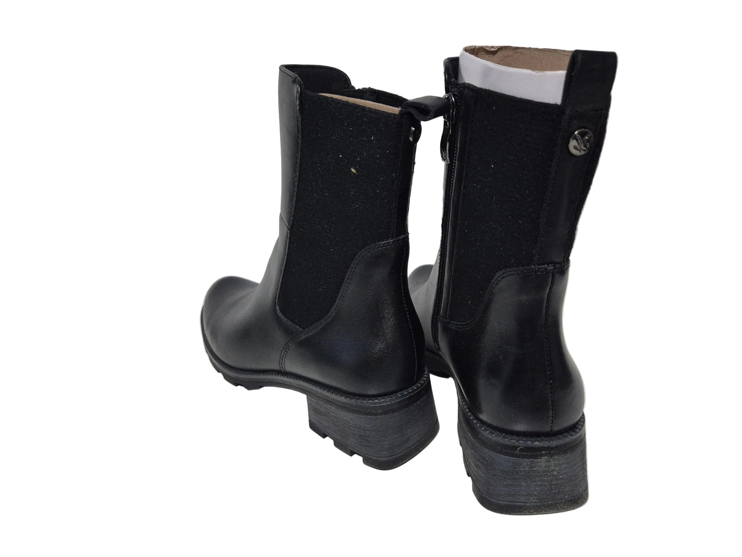 Caprice Chelsea Boots Blockabsatz, schwarz, Gr. 37.5