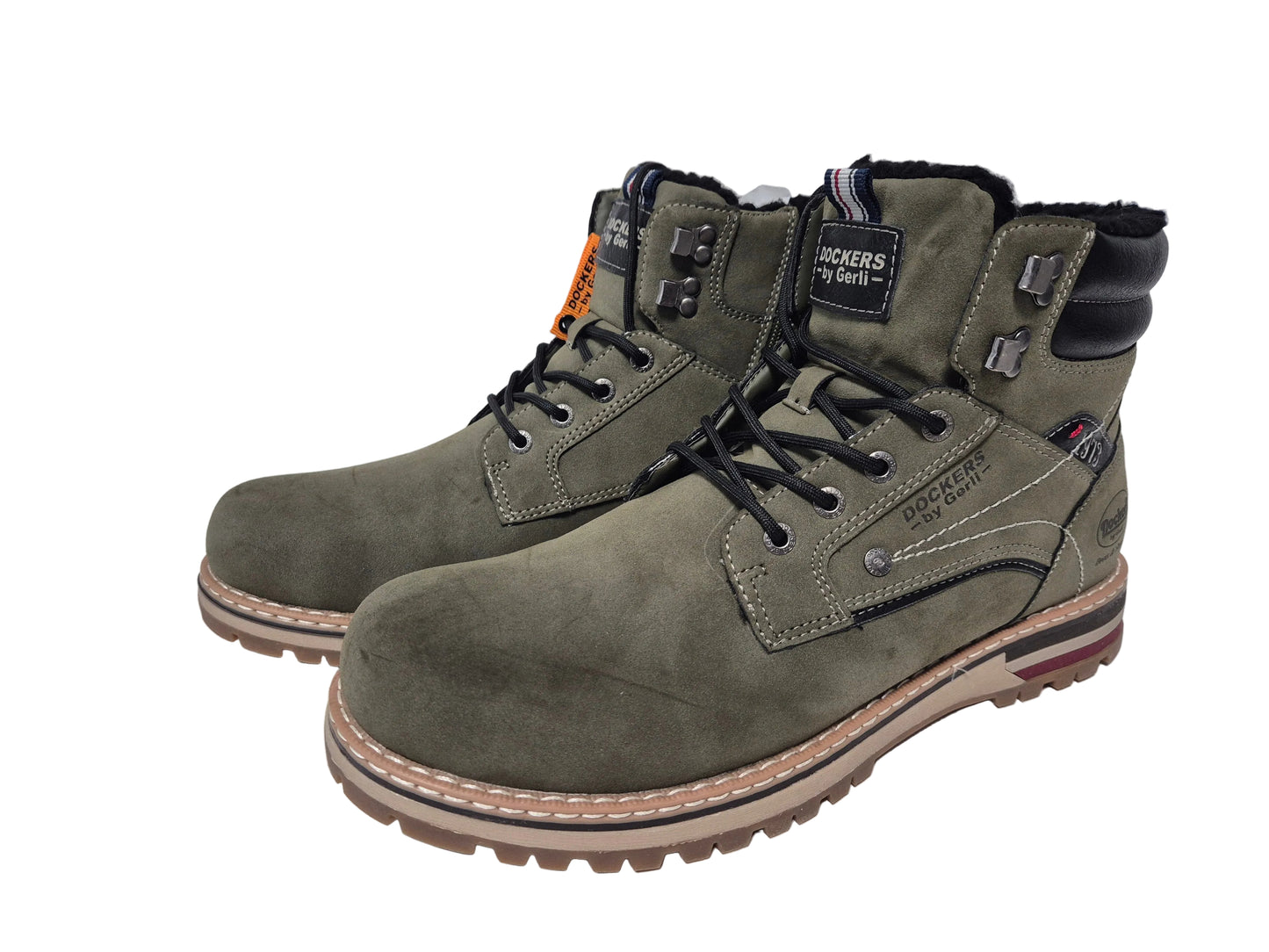 Dockers Winterboots Stiefel, oliv grün, Gr. 46