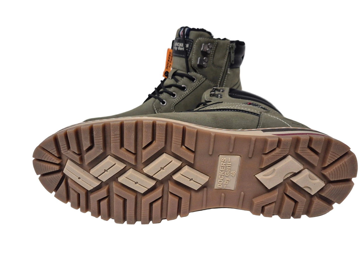 Dockers Winterboots Stiefel, oliv grün, Gr. 46