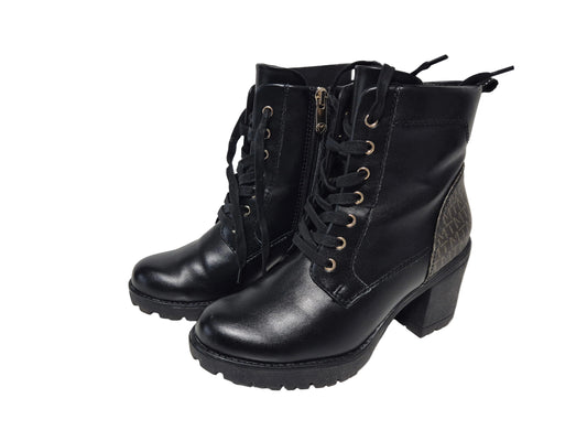 Marco Tozzi Schnürstiefelette, schwarz, Gr. 38