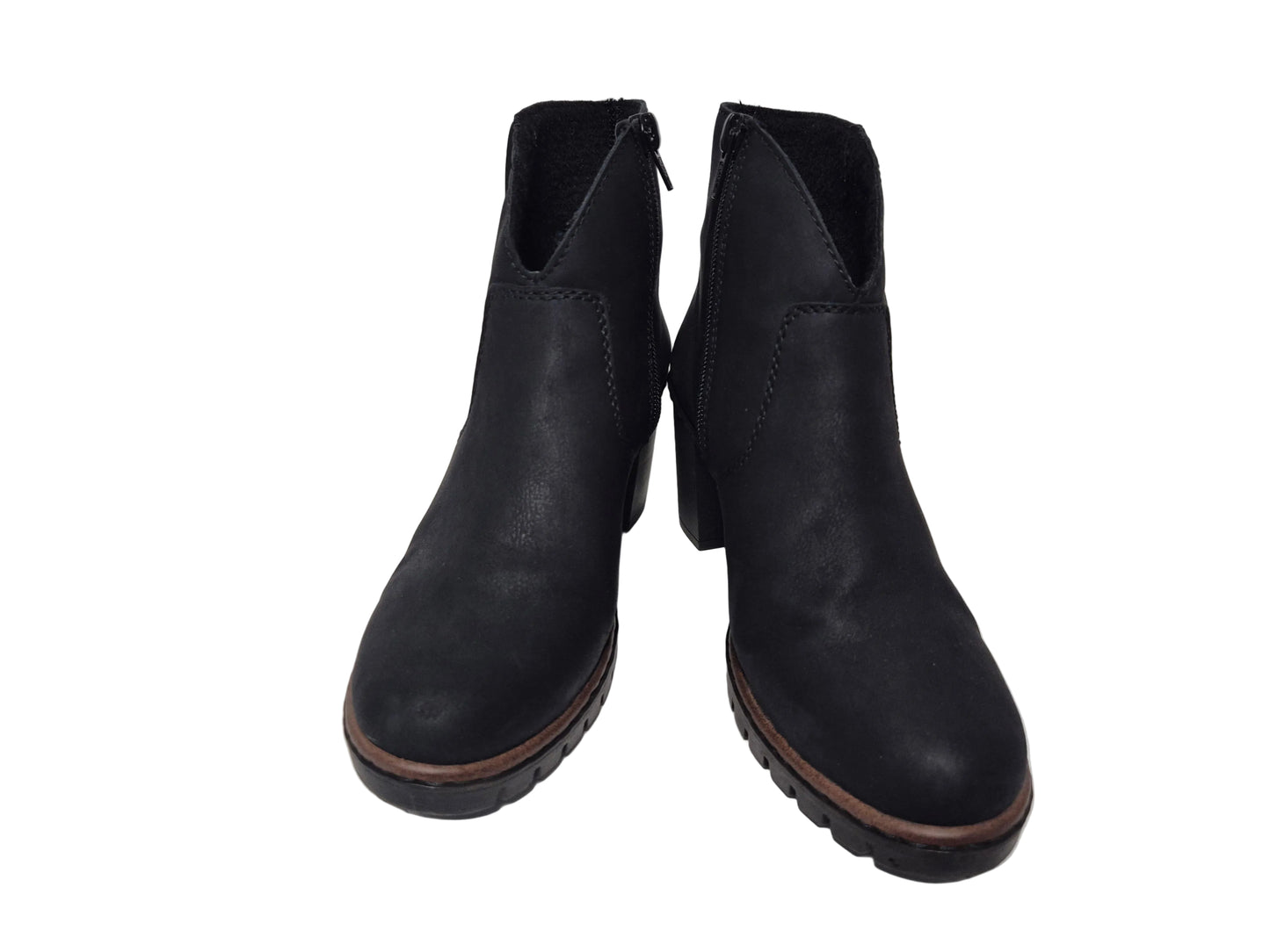 Rieker Ankleboots Stiefelette, schwarz, Gr. 37