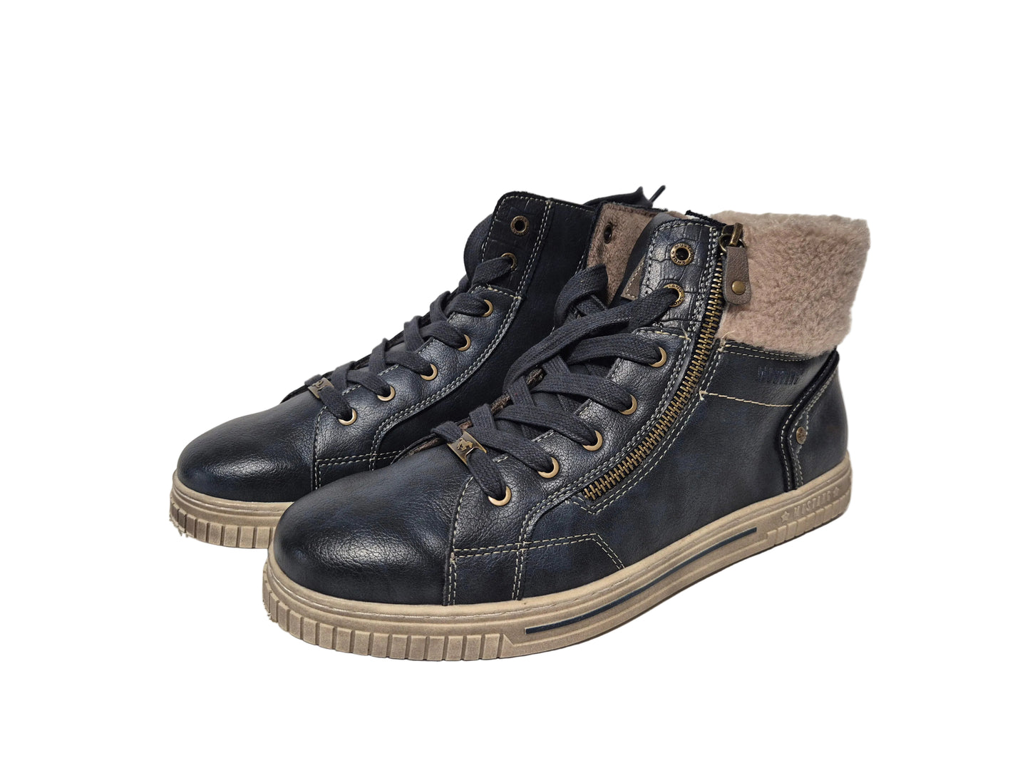 Mustang Janique Winterboots High Top Sneaker, navy, Gr. 43