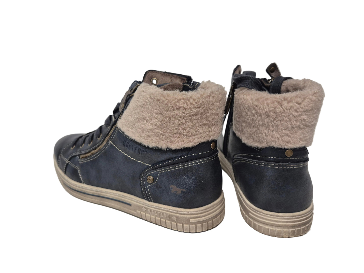 Mustang Janique Winterboots High Top Sneaker, navy, Gr. 43