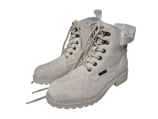 Dockers Stiefelette Schnürboots, Ice Grau, Gr. 40