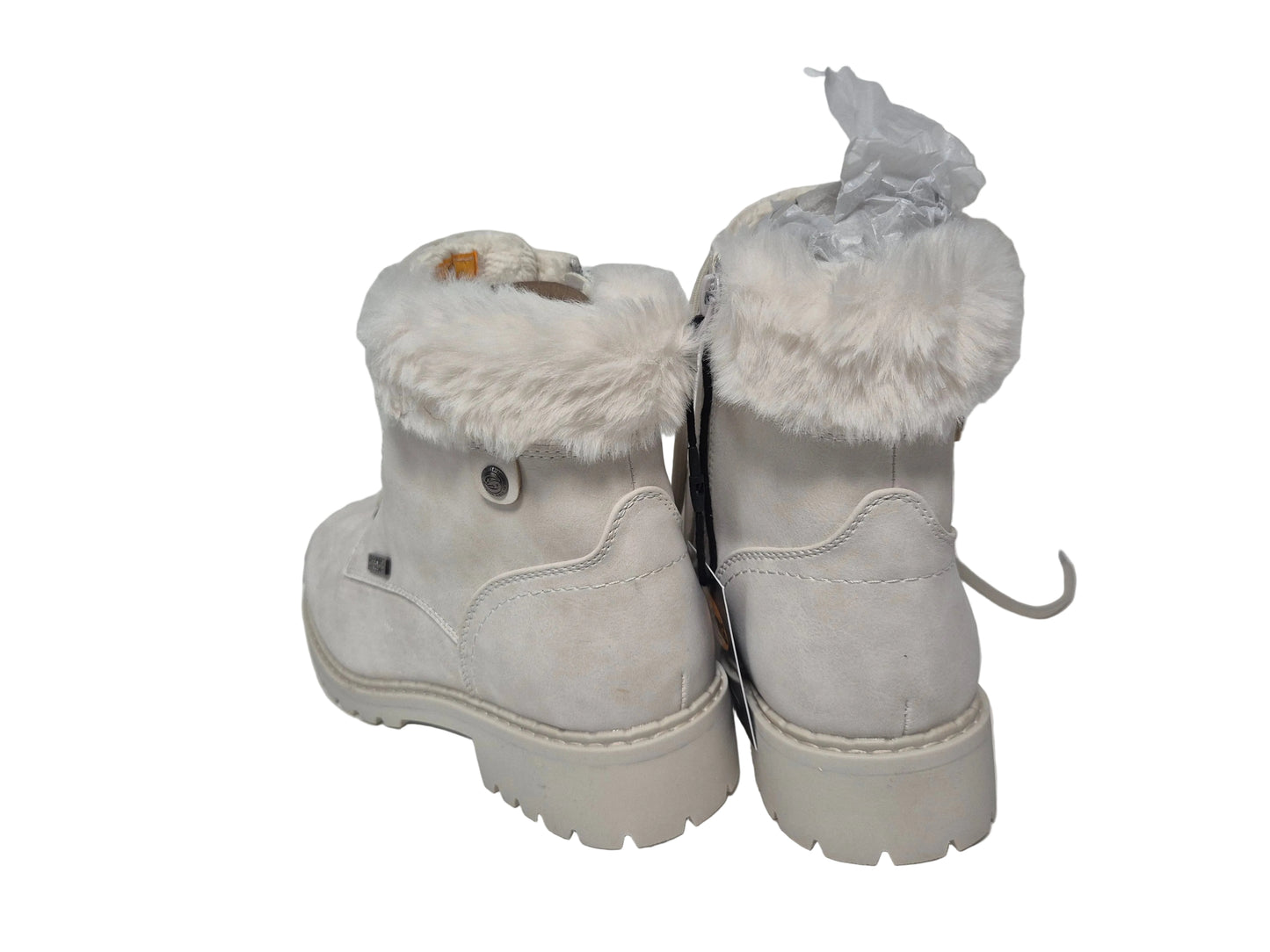 Dockers Stiefelette Schnürboots, Ice Grau, Gr. 40