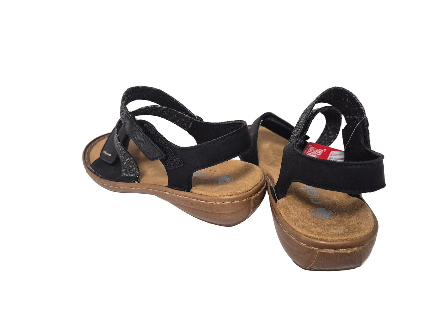 Rieker Riemchensandalen, schwarz, Gr. 36