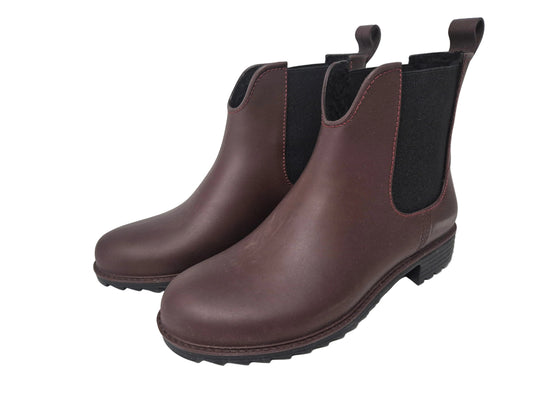 Rieker Chelseaboots Gummistiefelette, weinrot, Gr. 38