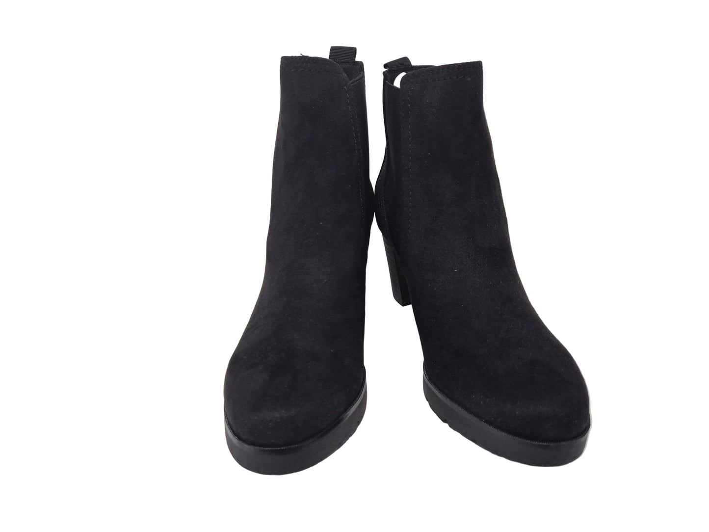 Tamaris Stiefelette mit Stretcheinsatz, schwarz, Gr. 40