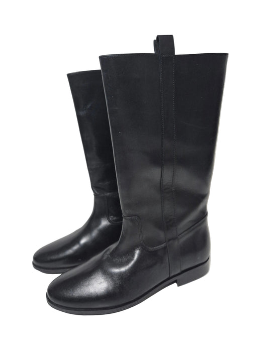 Heine Stiefel Kurzstiefel aus Leder, schwarz, Gr. 40