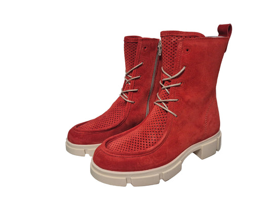 Heine Stiefeletten Blockabsatz, hummer, Gr. 37