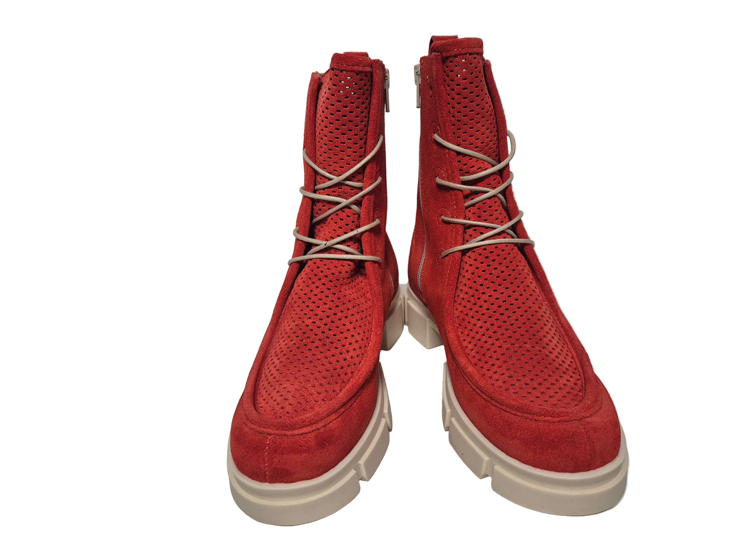 Heine Stiefeletten Blockabsatz, hummer, Gr. 37