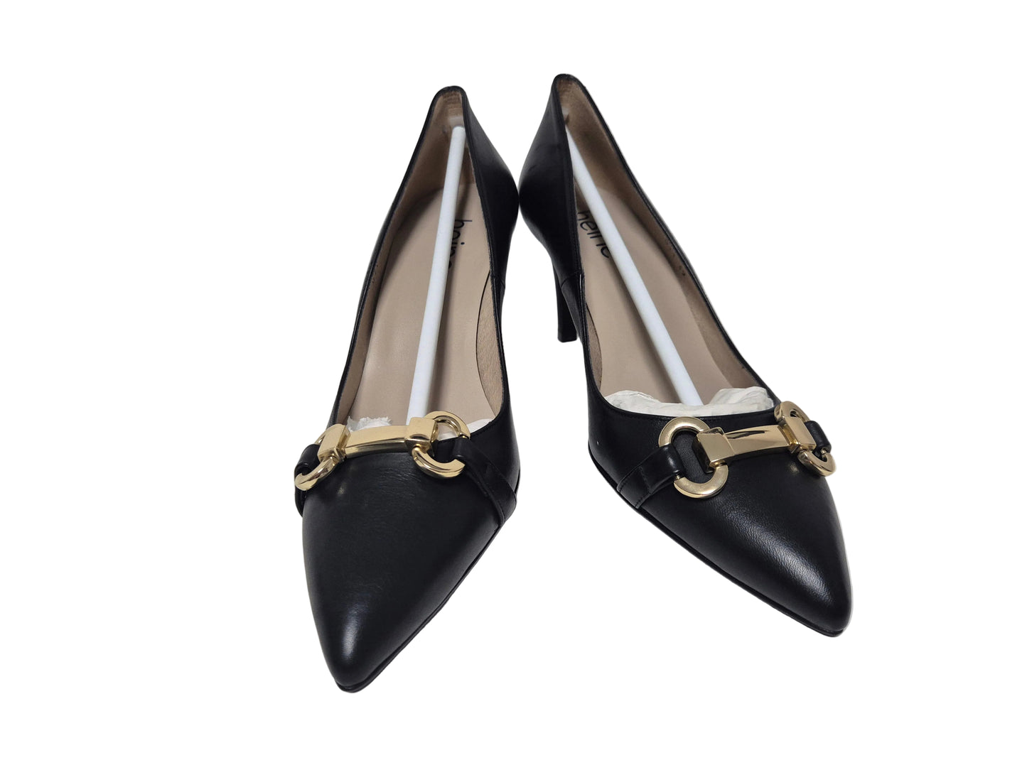 Heine Pumps Absatzschuhe Abendschuhe, schwarz, Gr. 39