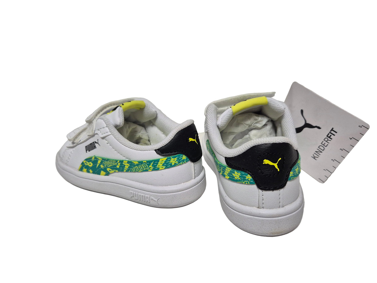 Puma A Scratch Smash 3.0 Sneaker, weiß grün, Gr. 22