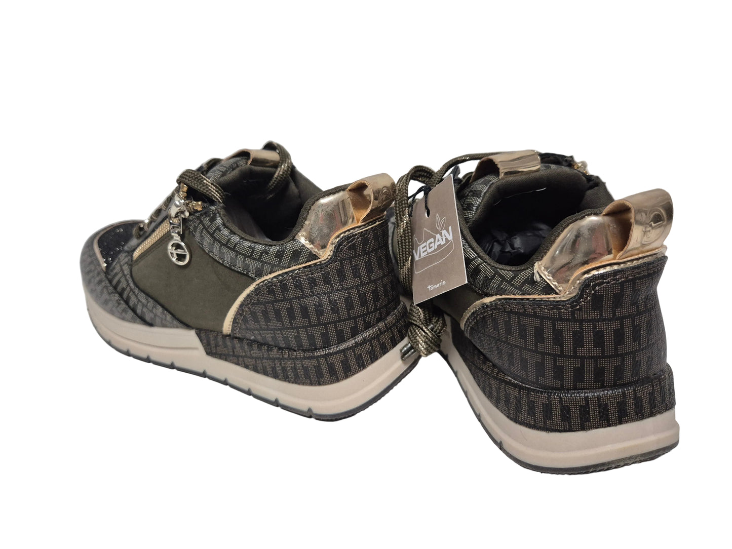 Tamaris Sneaker low, oliv grün, Gr. 36