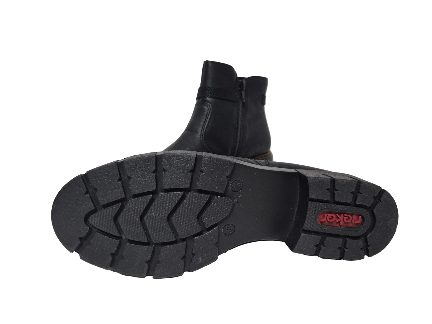 Rieker Winterstiefelette Stiefelette, schwarz, Gr. 38