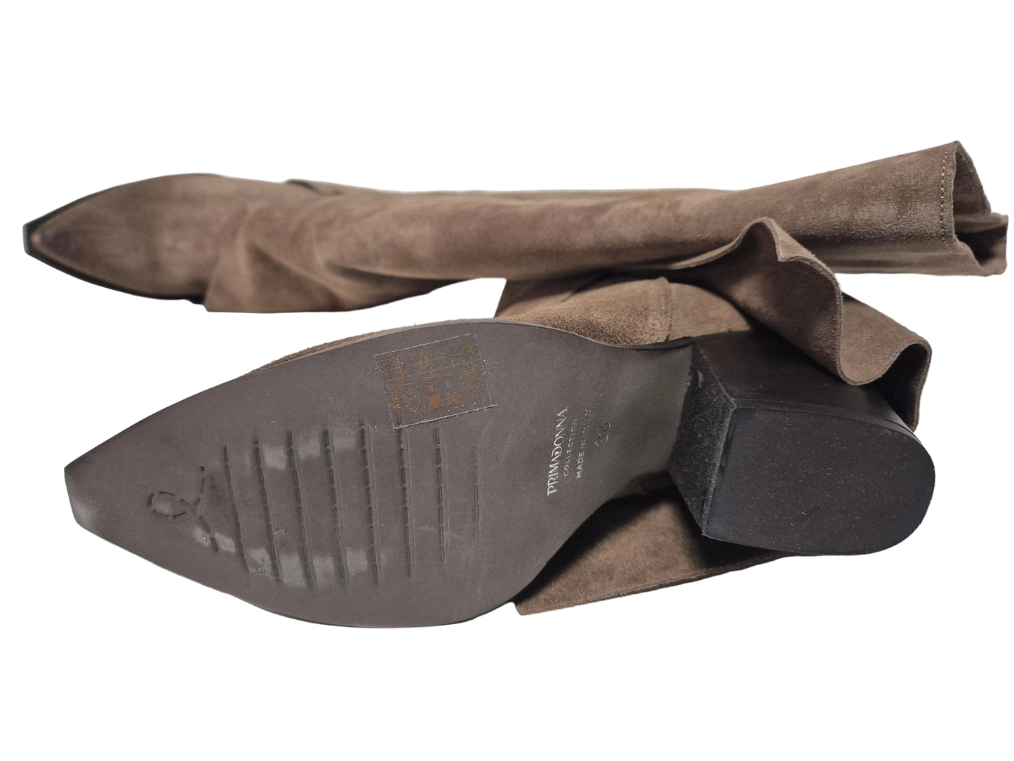 Primadonna Cowboy Stiefel, taupe, Gr. 38