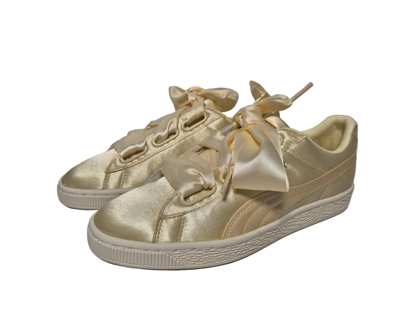 Puma Basket Heart Satin Summer, gold, Gr. 37.5