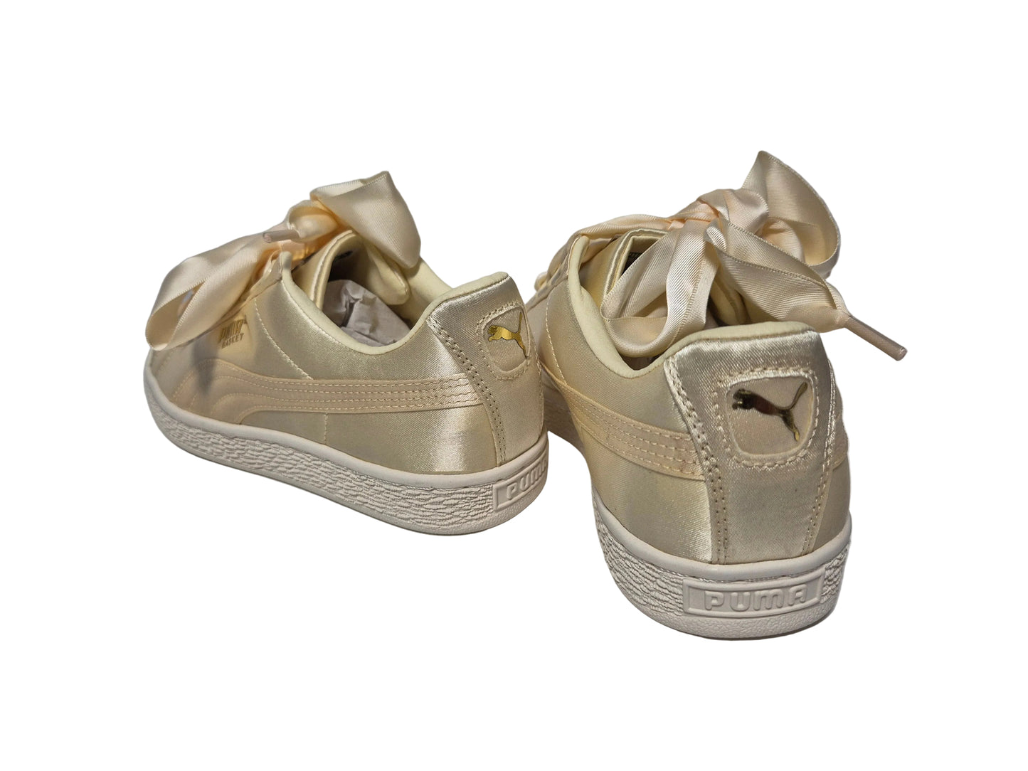 Puma Basket Heart Satin Summer, gold, Gr. 37.5