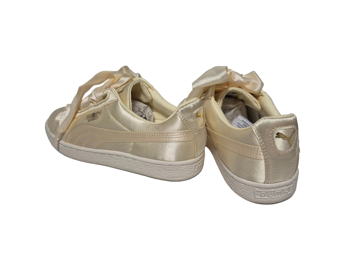 Puma Basket Heart Satin Summer, gold, Gr. 38.5
