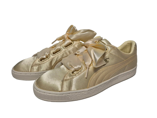 Puma Basket Heart Satin Summer, gold, Gr. 40.5