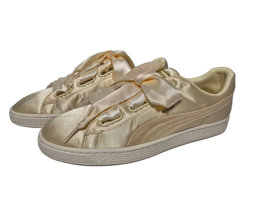 Puma Basket Heart Satin Summer, gold, Gr. 41